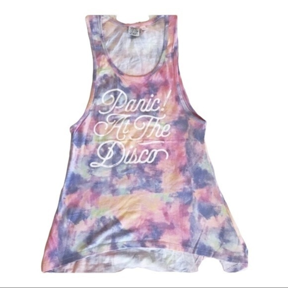 Panic at the Disco Watercolor High Low Tank - Picture 1 of 6